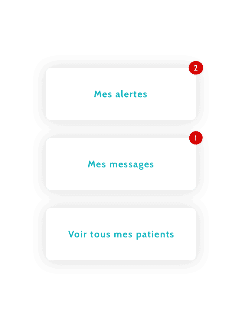 Être alerté via le logiciel pour les professionnels